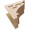 Ekena Millwork 11"W x 22"D x 22"H Classic Mayflower Rough Cedar Woodgrain TimberThane Corbel, Primed Tan CORUR11X22X22MAYRCPR - alternate 2